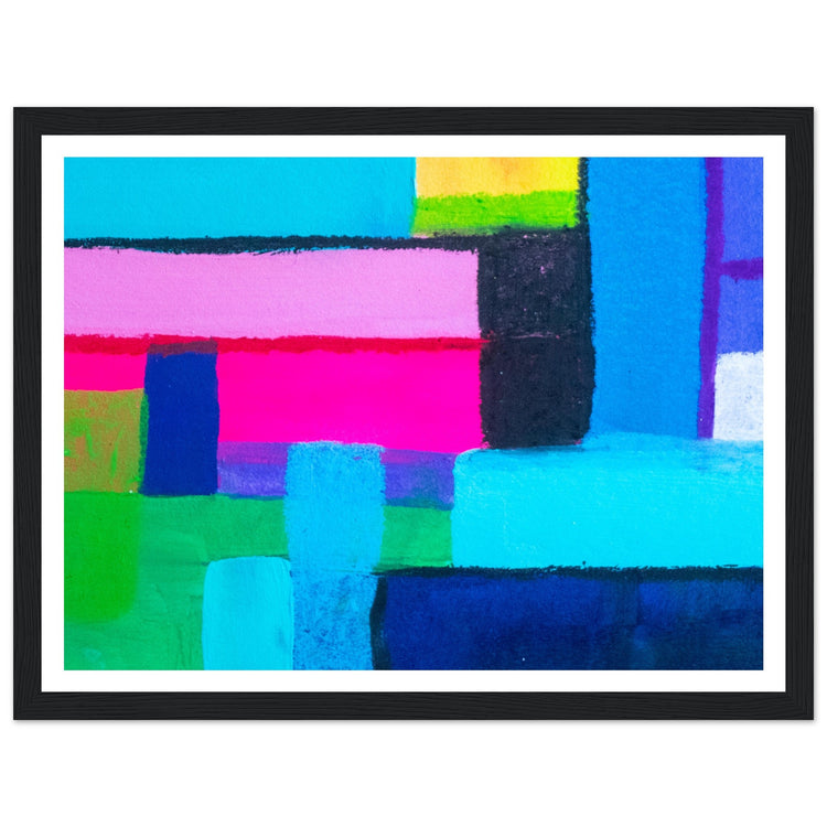 Colour Pop Abstract Art Print #03