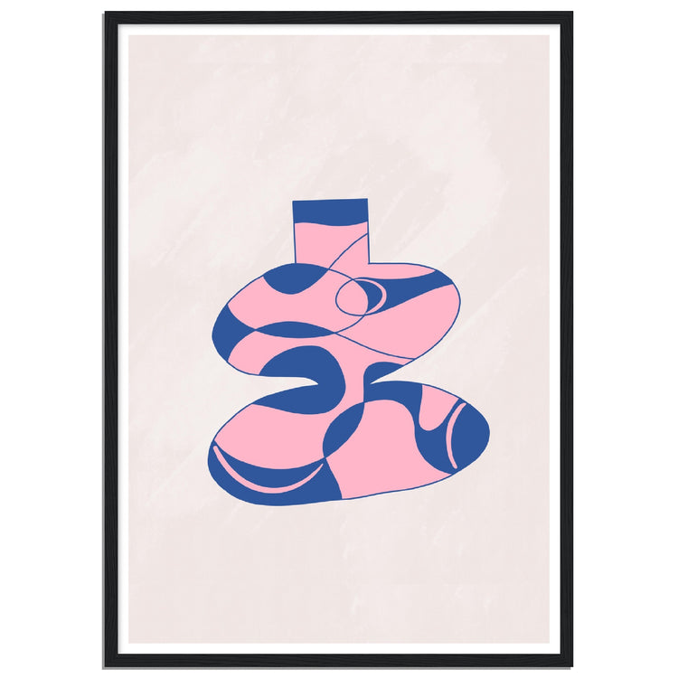 Pink Dreams #2 Contemporary Vase Art Print