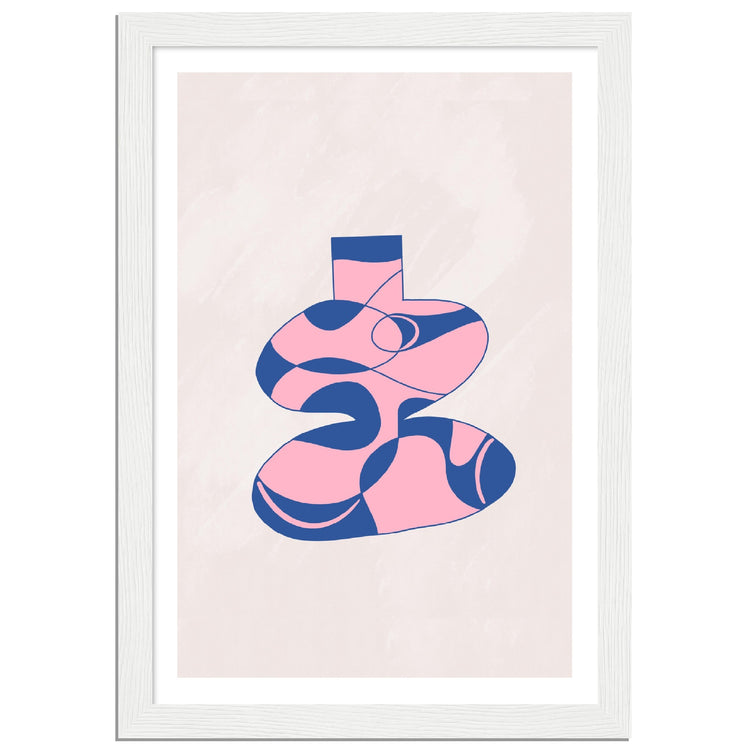 Pink Dreams #2 Contemporary Vase Art Print