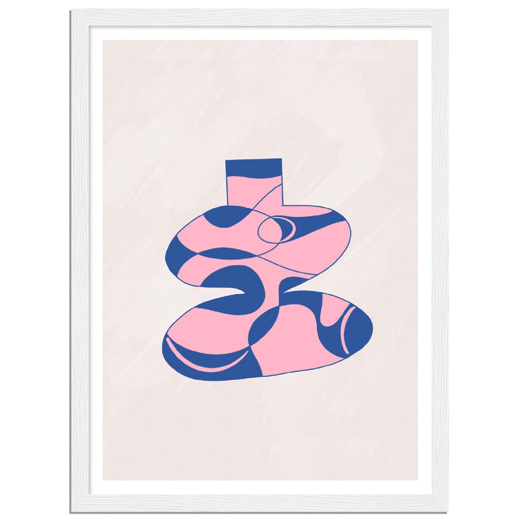 Pink Dreams #2 Contemporary Vase Art Print