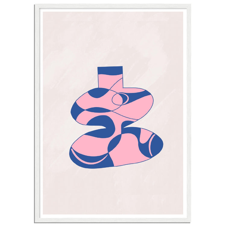 Pink Dreams #2 Contemporary Vase Art Print