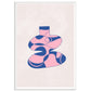 Pink Dreams #2 Contemporary Vase Art Print