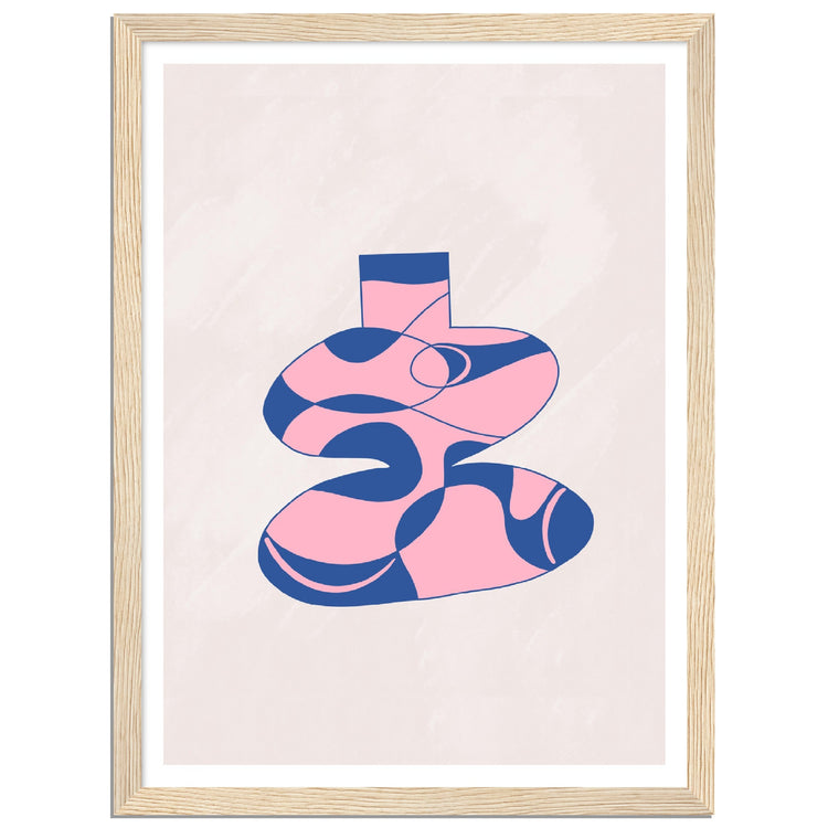 Pink Dreams #2 Contemporary Vase Art Print