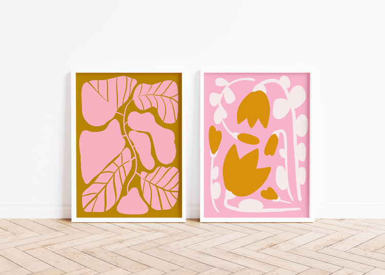 Mustard Art Prints | Contemporary Art Print | Milkshakeliving