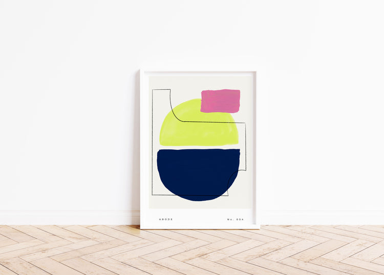 Multicolor Art Prints | 004 Abstract Art Print | Milkshakeliving