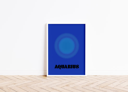 Aura Blue Creative Art Print