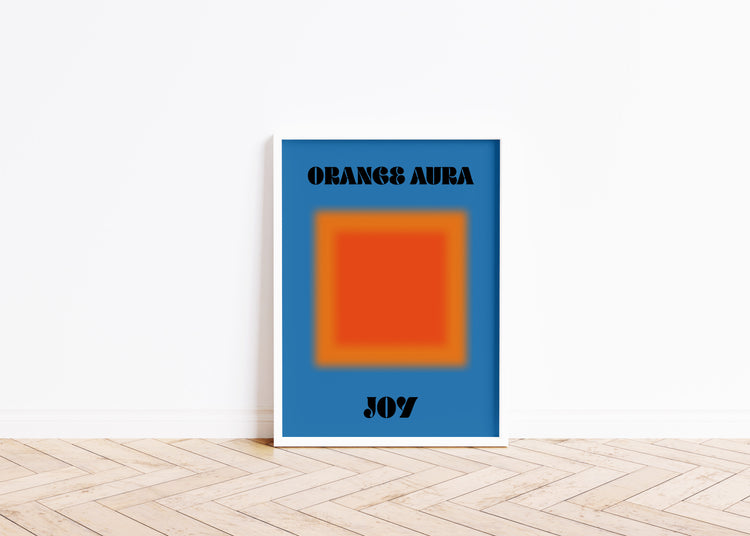 Aura Orange Joy Art Print