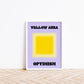 Aura Yellow Optimism Art Print | Milkshakeliving