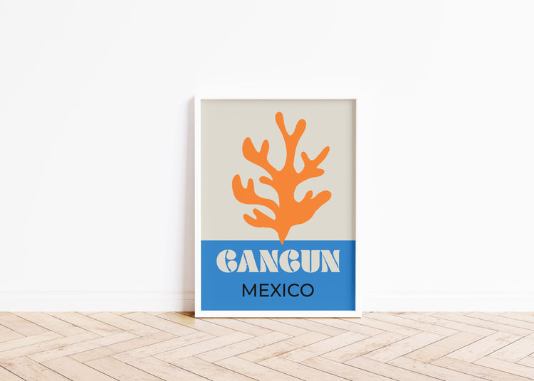 Cancun Mexico Travel Art Print