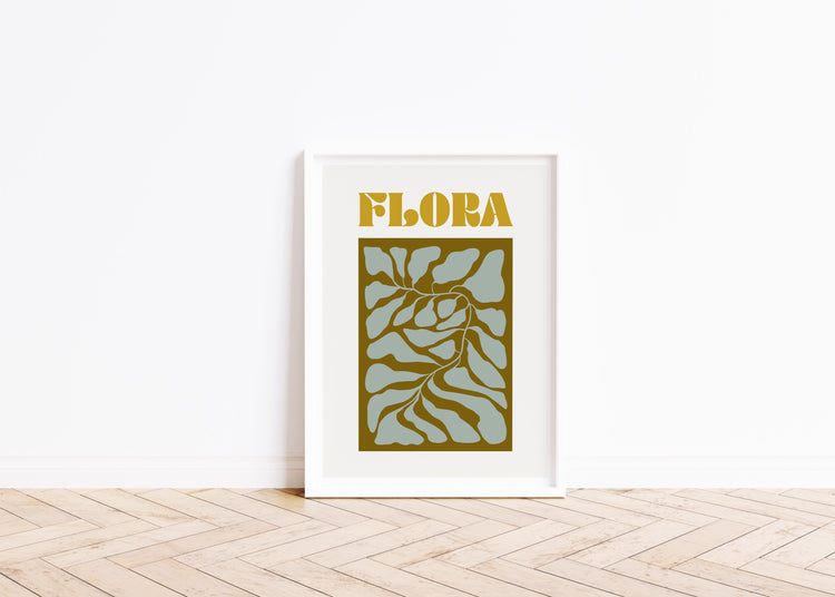 Contemporary Floral Art Print #07