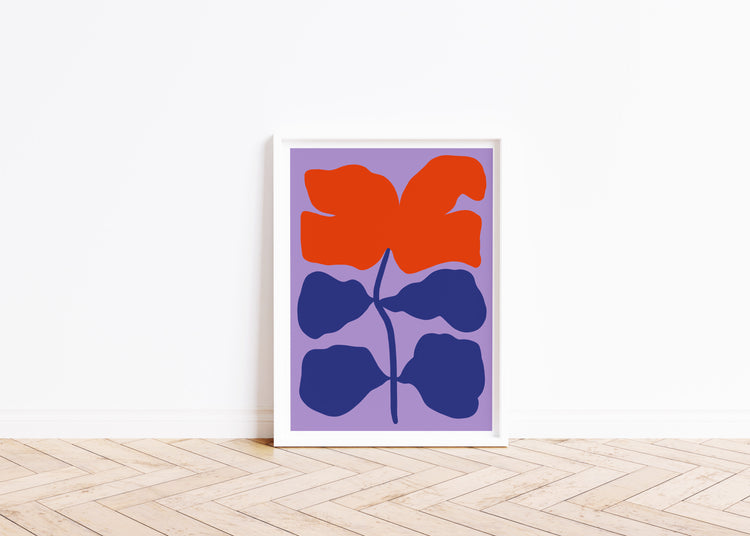 Contemporary Floral Art Print #14