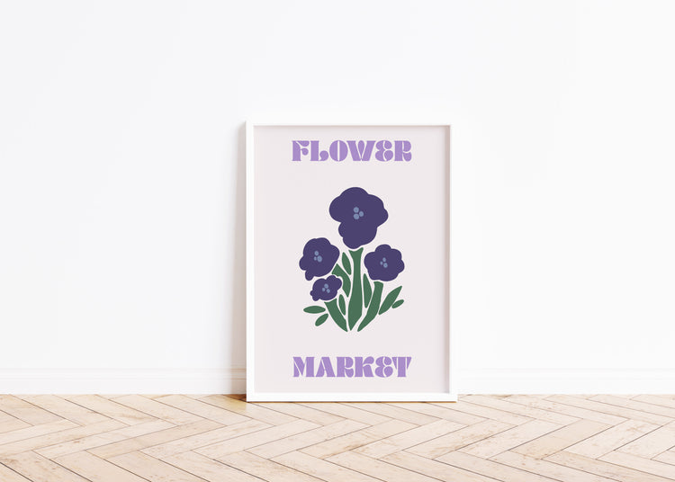 Contemporary Floral Art Print #15