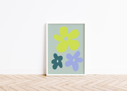 Contemporary Floral Art Print #20