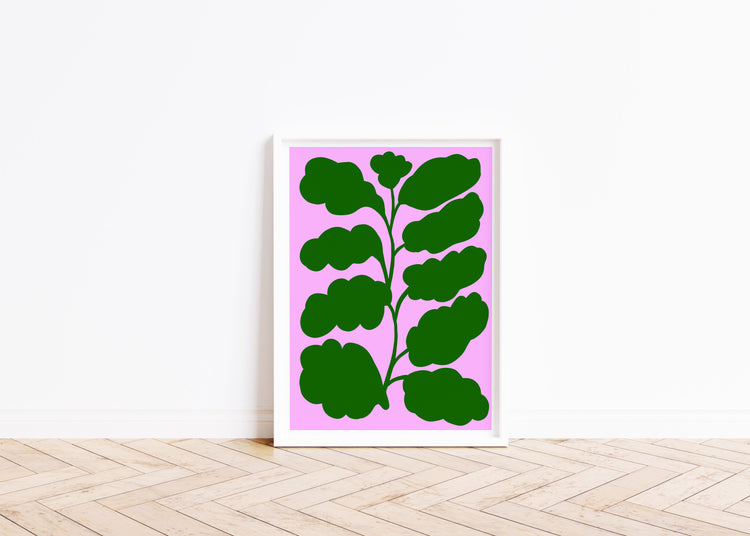 Green Leaf Wall Art | Milkshakeliving