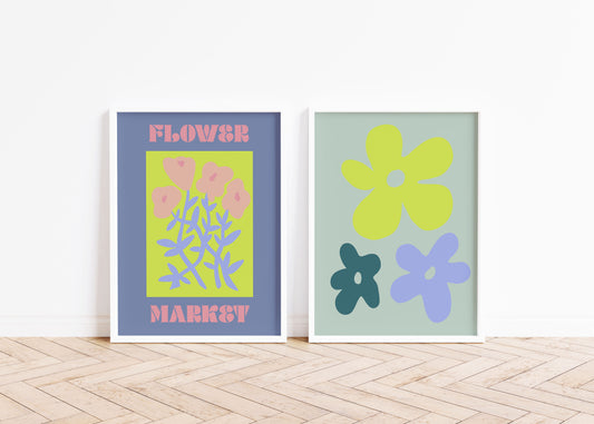 Contemporary Floral Art Print #17