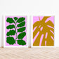 Green Leaf Wall Art | Milkshakeliving