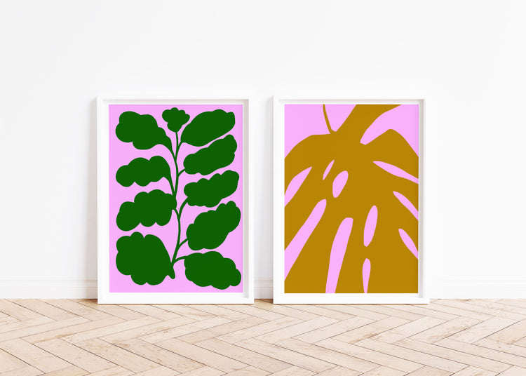 Green Leaf Wall Art | Milkshakeliving