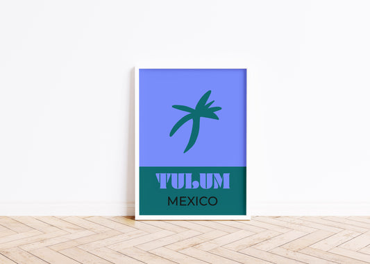 Tulum Mexico Travel Art Print