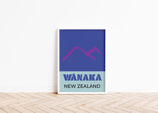 Wanaka New Zealand Travel Art Print