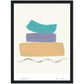 Abstract Art Prints | Happiness comes in Waves Print | Milkshakeliving