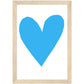 Forever Heart Art Print - Blue