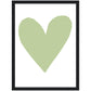 Forever Heart Art Print - Green