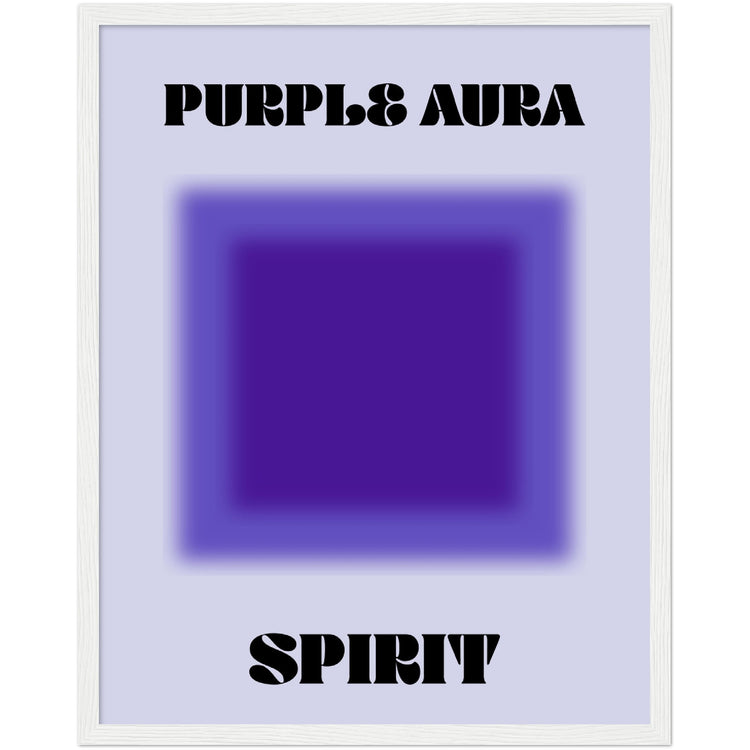 Aura Purple Spirit Art Print