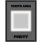 Aura White Purity Art Print