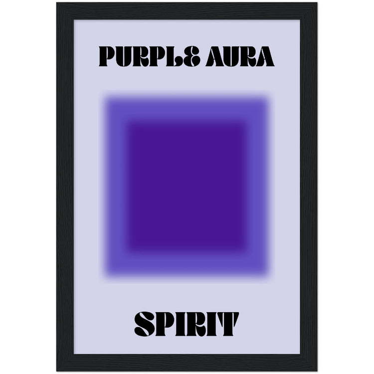 Aura Purple Spirit Art Print