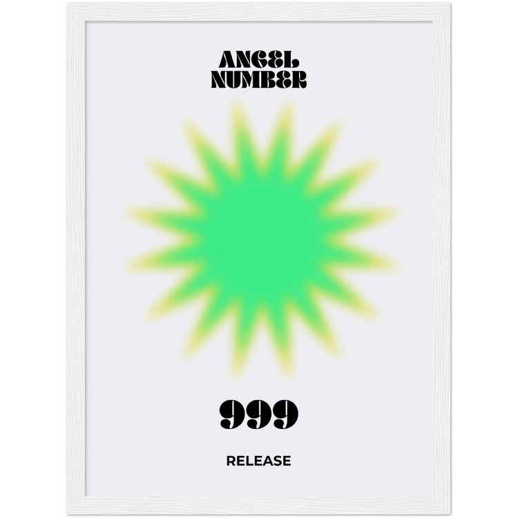 Angel Number 999 Aura Art Print - Release