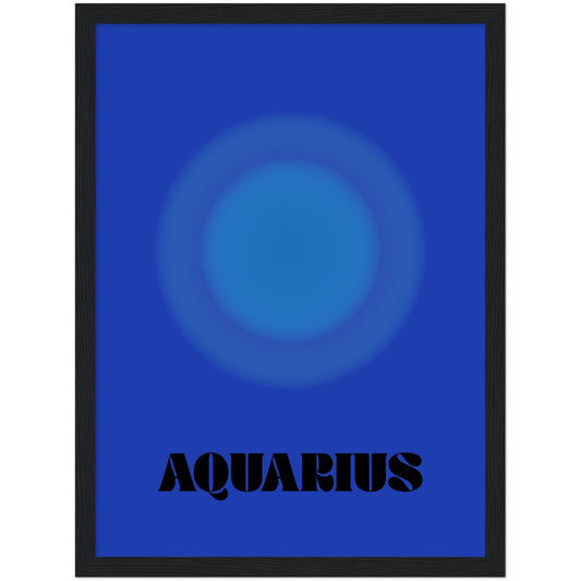 Aura Art Print - Aquarius