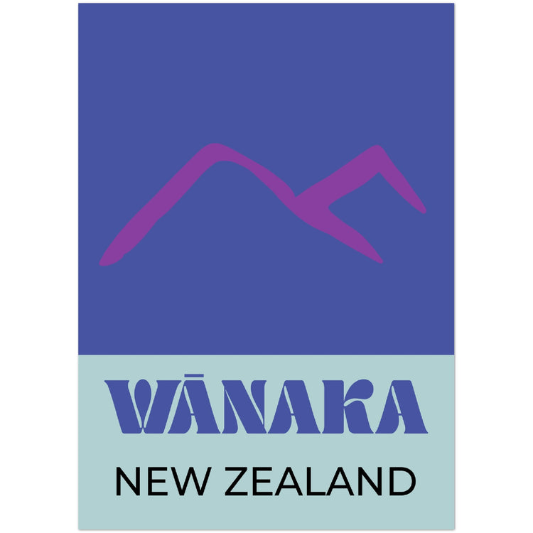 Wanaka New Zealand Travel Art Print