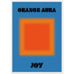 Aura Orange Joy Art Print