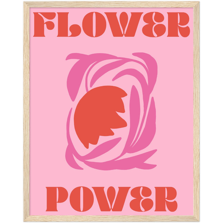 Flower Power Floral Art Print #04