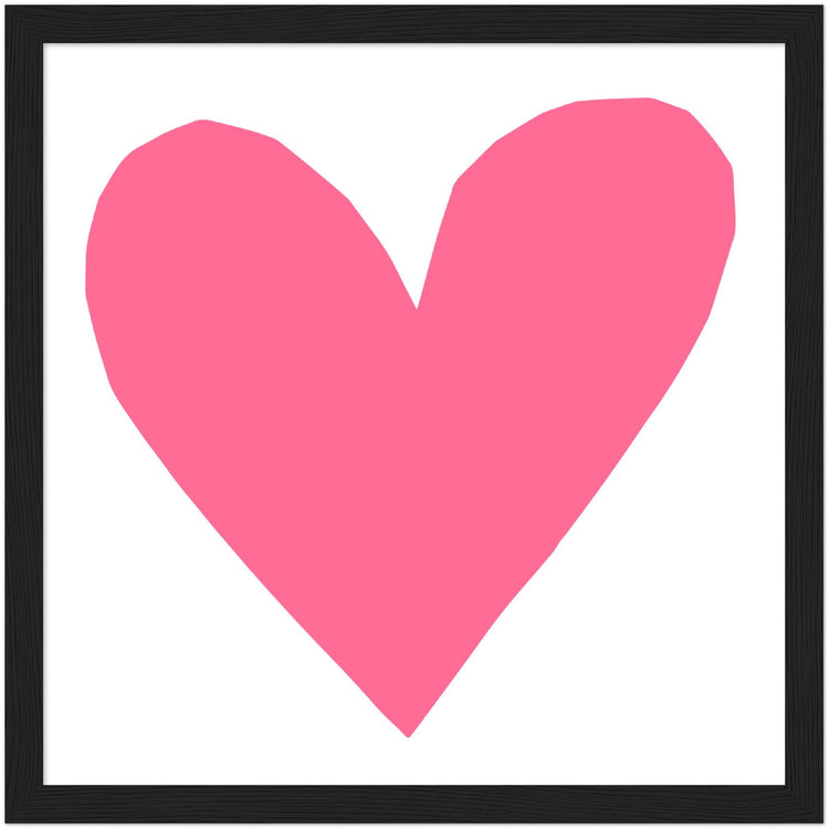 Forever Heart Art Print - Pink