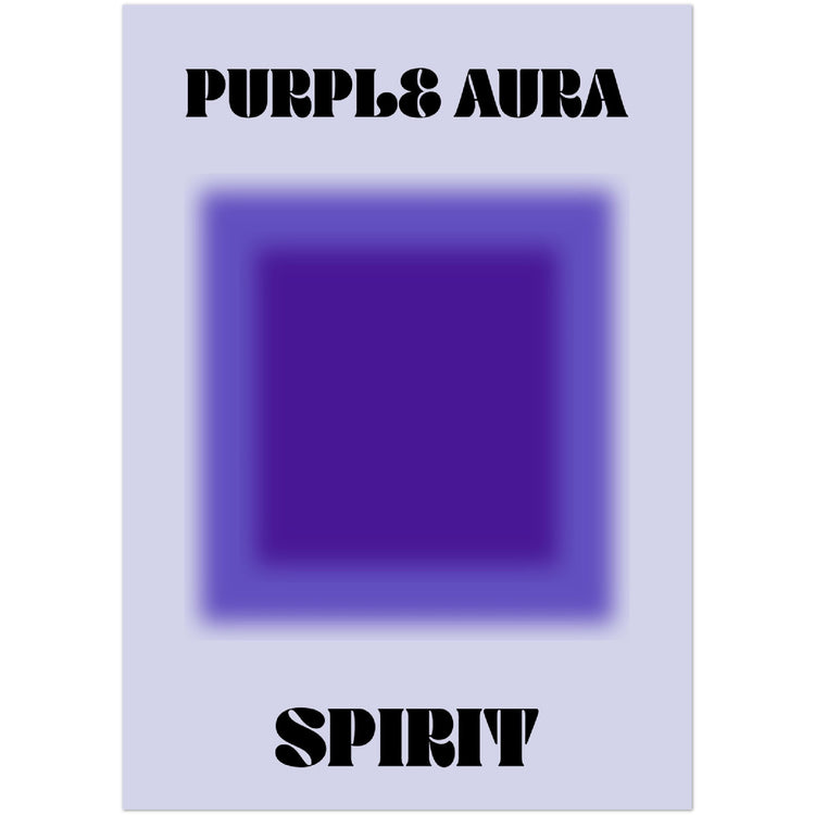 Aura Purple Spirit Art Print