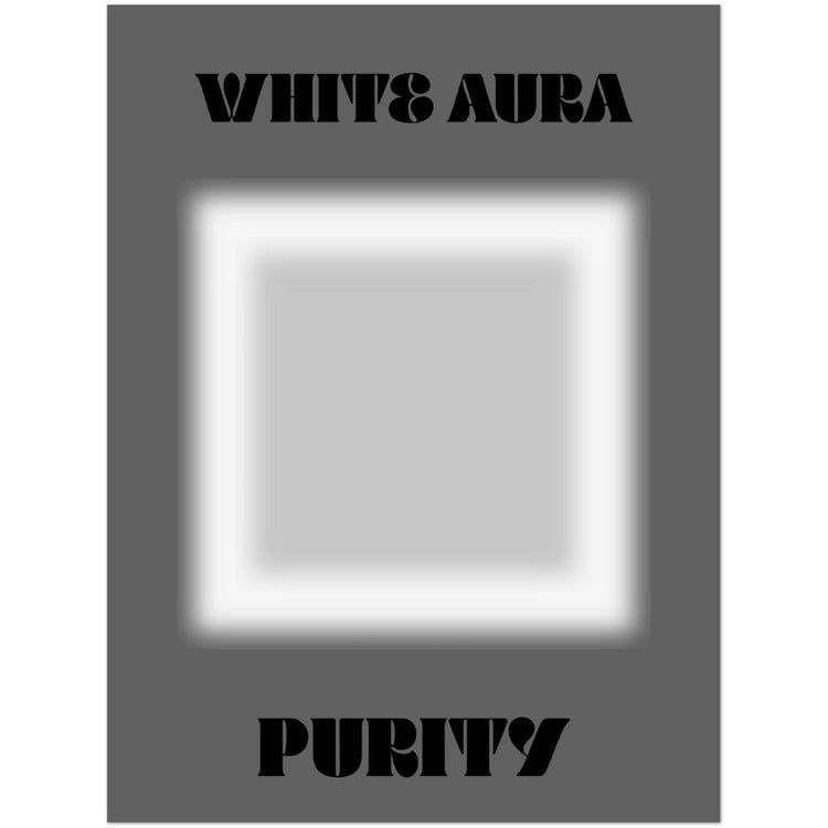 Aura White Purity Art Print