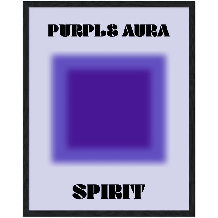 Aura Purple Spirit Art Print