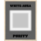 Aura White Purity Art Print