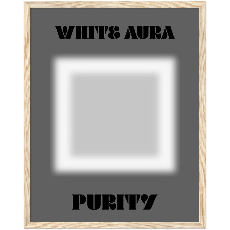 Aura White Purity Art Print