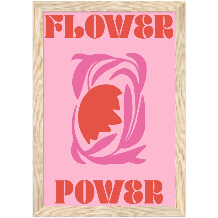 Flower Power Floral Art Print #04