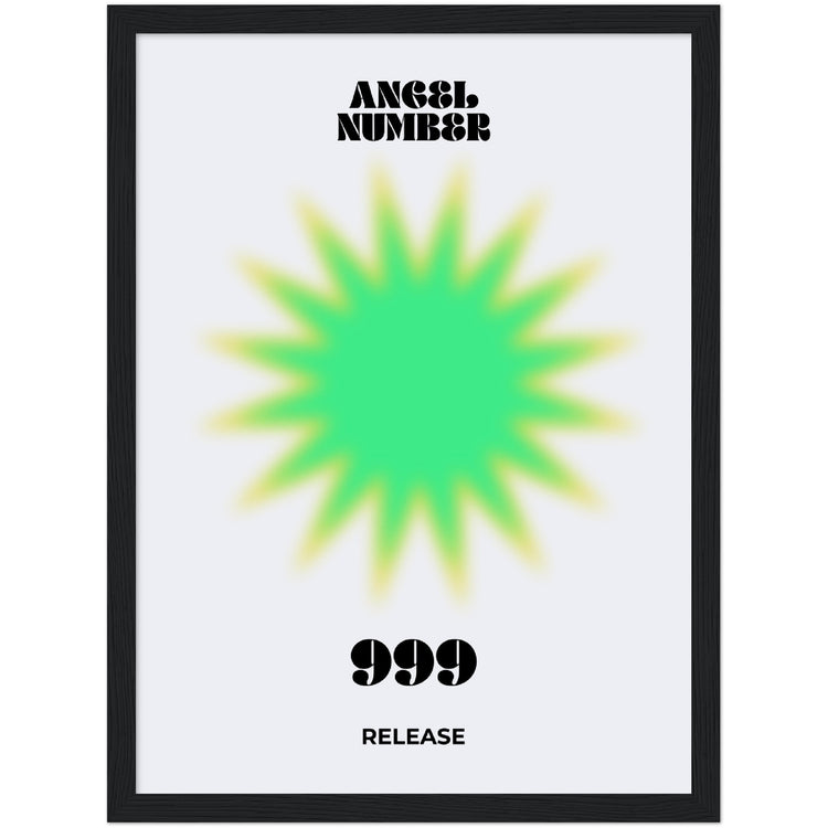 Angel Number 999 Aura Art Print - Release