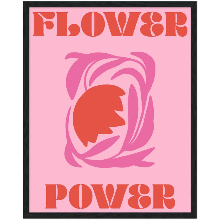 Flower Power Floral Art Print #04