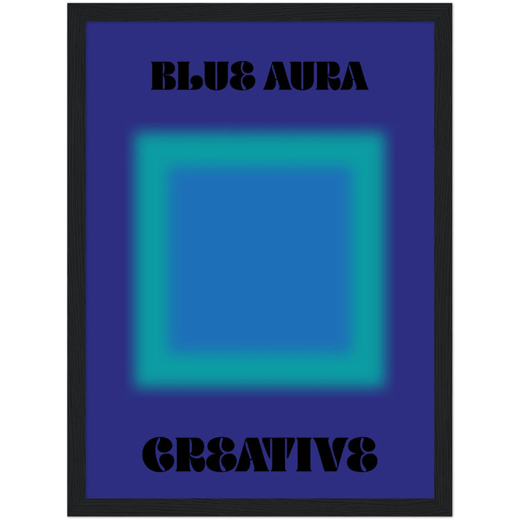 Aura Blue Creative Art Print