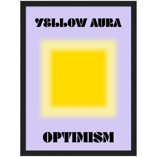 Aura Yellow Optimism Art Print