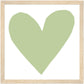 Forever Heart Art Print - Green