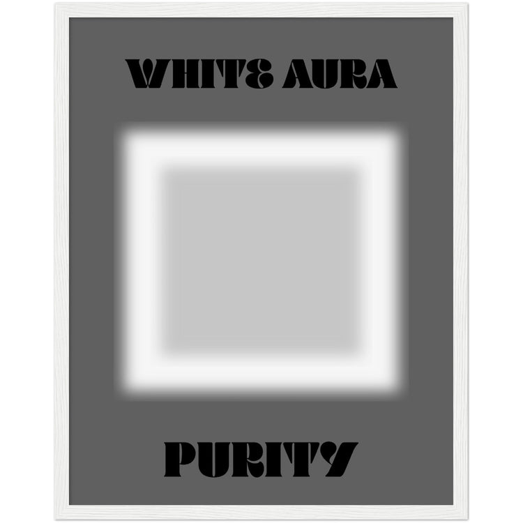 Aura White Purity Art Print