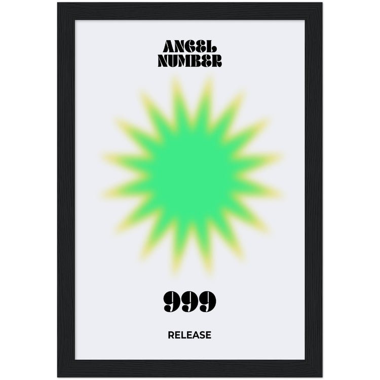 Angel Number 999 Aura Art Print - Release