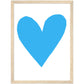 Forever Heart Art Print - Blue