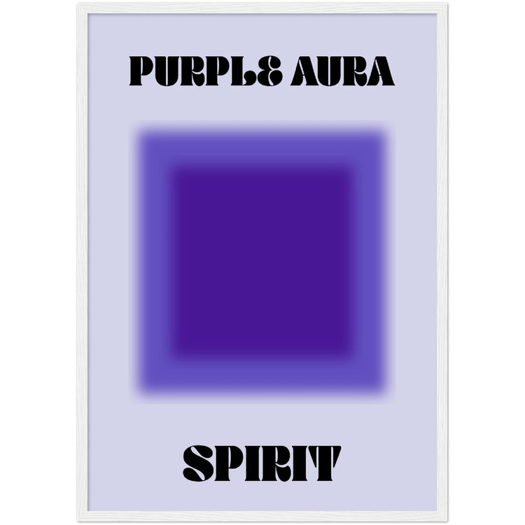 Aura Purple Spirit Art Print